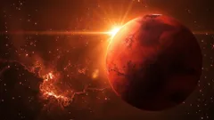 Die Geheimnisse des Mars: Ein grosser Mond, der die Gezeiten steuert, und marsianische Gesteine